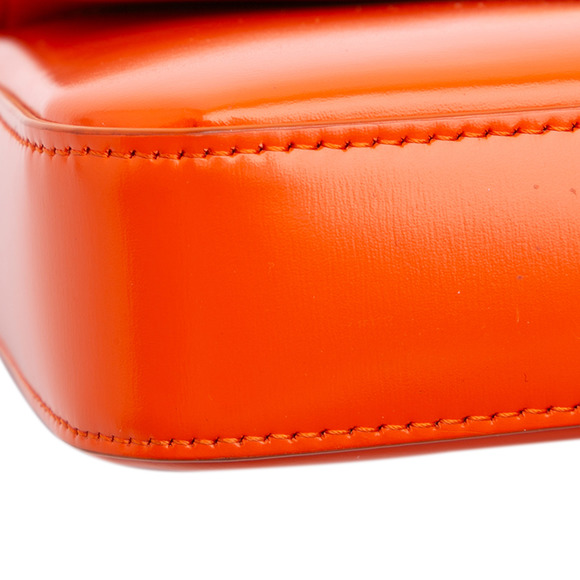 Pre-Loved Celine Triomphe Calfskin Cuir Chain Shoulder Bag - Picture 7 of 9